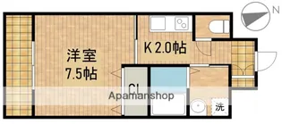 リバティー【2階】の間取り