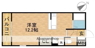 アポロミレニア【1階】の間取り