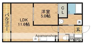ゼフィールⅡ【1階】の間取り