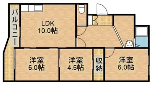 ICコーポ彦尾【203号室】の間取り