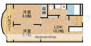 モナヴェイル【2階】の間取り
