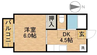 シティコーポすずらんⅡ【2階】の間取り