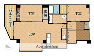 アークシティ四ツ池A【4階】の間取り