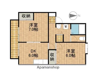 エッセルハウス【2階】の間取り