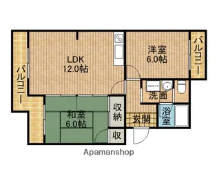 静岡県焼津市三ケ名【マンション】の間取り