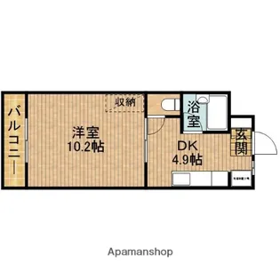 ルーナ・ピエーナ【3階】の間取り