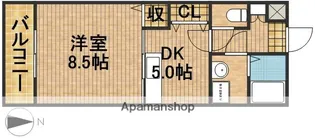 オリーブ住吉【3階】の間取り