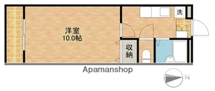 コスモス佐鳴台【202号室】の間取り