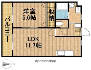 グラン・シャンボール【4階】の間取り