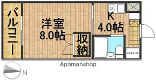 ジュネス陽向【3階】の間取り