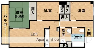 カネキビル【3階】の間取り
