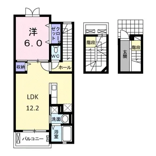 メゾンド・エクセレンスⅢ【3階】の間取り