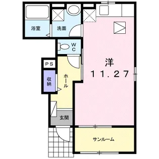 やすらぎ【1階】の間取り