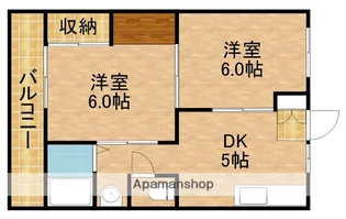 サンロード中野【203号室】の間取り