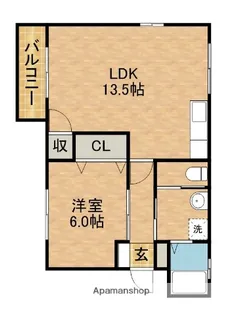 ファーストメイプル【1階】の間取り