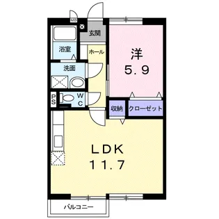 メゾンド・グランヒルズ【2階】の間取り