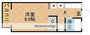 ユートピア30【108号室】の間取り