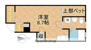 フラワーマウンテン【1階】の間取り
