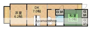オレンジハウス【202号室】の間取り