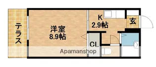 プリムローズB【1階】の間取り