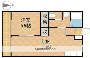 コーポベルトリー【1階】の間取り