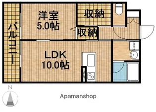 グランメゾンⅡ【305号室】の間取り