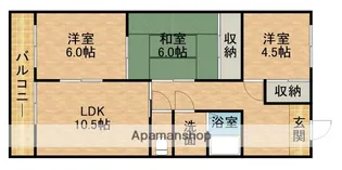 今之浦マンション【1階】の間取り