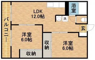 LAKE GARDA【5階】の間取り