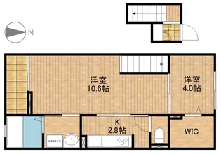 ヒルズ桜坂【4階】の間取り