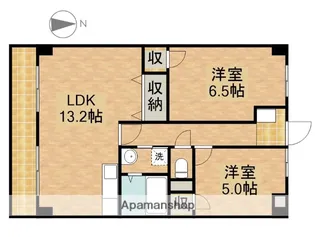 パルプラザ栄【3階】の間取り