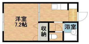 シャンブル【103号室】の間取り