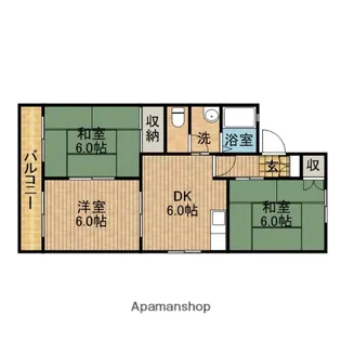 グロリアスA【2階】の間取り