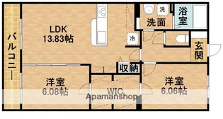 APRICOT(アプリコット)【2階】の間取り