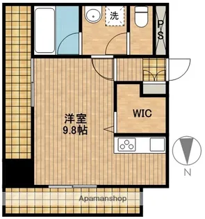 TRIBUTE CENTRAL【7階】の間取り