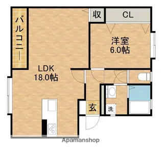 ハミング1【1階】の間取り