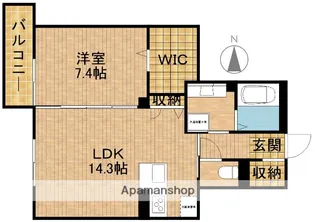 オーベルテューレ【2階】の間取り