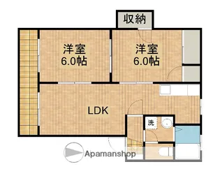 エクセル大東B【1階】の間取り