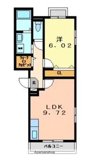 アルメール【3階】の間取り