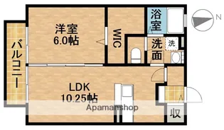 静岡県御前崎市佐倉【アパート】の間取り