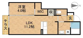 SERENOⅢ【1階】の間取り