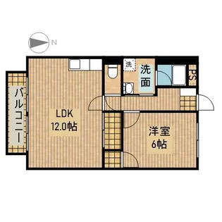 SURPLUSヴィラージュB【2階】の間取り
