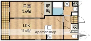 グランストーク天龍川Ⅱ【1階】の間取り