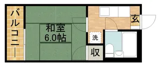 ほたるA【2階】の間取り