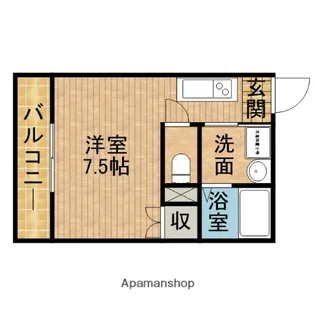 シーハイル【3階】の間取り