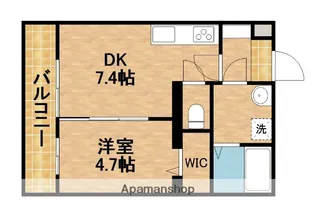 ベレッツァ大工町【1階】の間取り