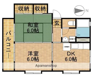 札木ハイムS【2階】の間取り