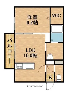 CASA IN COLLINA【3階】の間取り