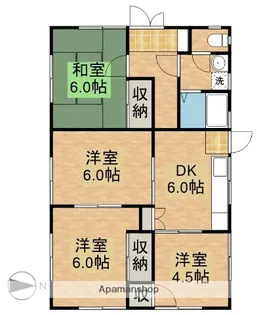 静岡県浜松市中央区和合町【一戸建】の間取り