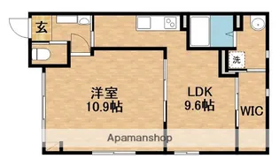 ル・リオン元浜【1階】の間取り