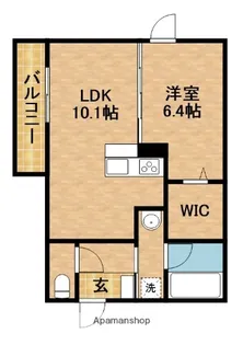 プルミエールD【3階】の間取り